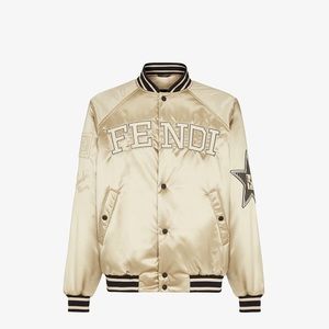 Fendi Bomber Jacket 'Champagne' Authentic